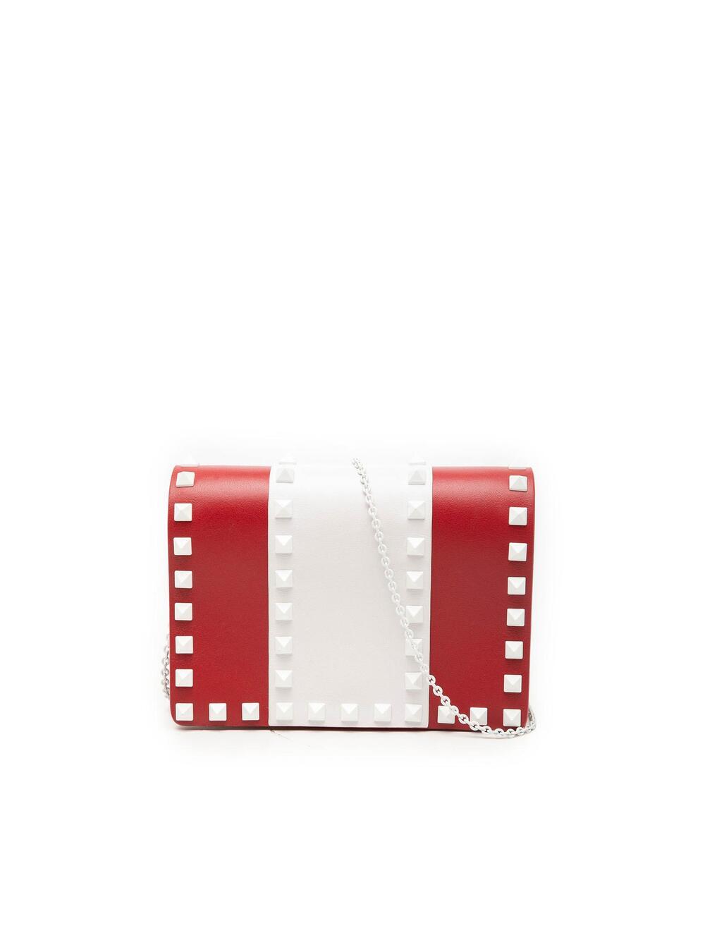 Valentino Leather Colorblock Rockstud #372728V57B